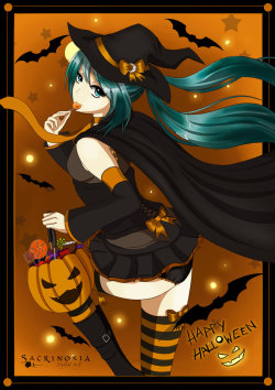 Halloween Miku 2015 by Sacrinoxia 