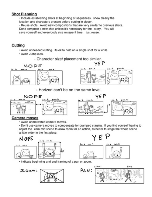 kingofooo:by storyboard supervisor Erik Fountain A few years ago, Erik put together these updated 