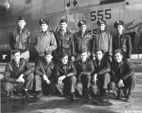 usaac-official: Cpt Brumby and crew, 458th Bomb Group, autumn 1944