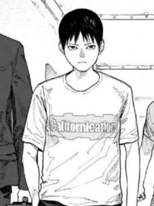 obtuseto:nagai kei tacky English shirt yea yeabut then there’s also random English (quotes) on objec