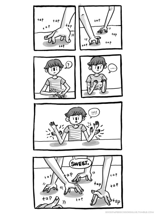 rockpaperscissorsglue:Personal Growth (mini comic for Free Comic Book Day 2013) Now that FCBD is d