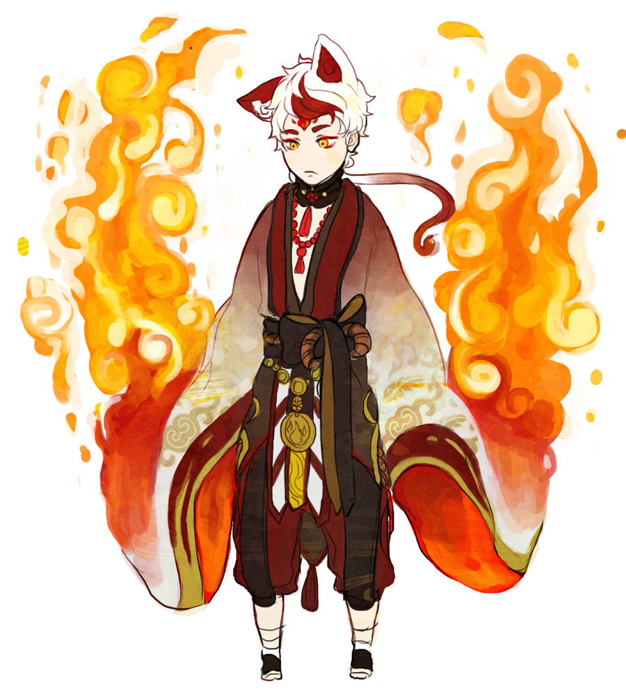 minakuu:  I missed my fire boy, im still remodeling him and this model  looked