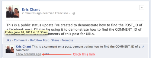 Apis Are Hard Tutorial Finding A Post Or Comment Id On Facebook