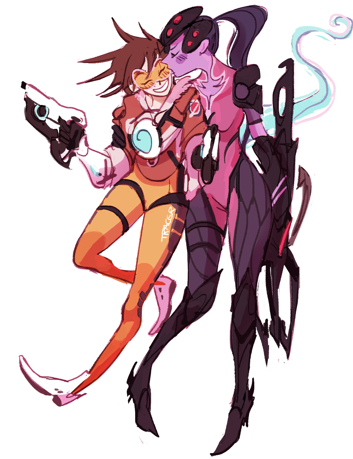 multiple-non-alcoholic-dogs:widowtracer commission for @smashbike thank you so much