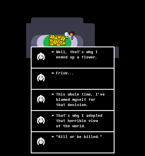 Undertale Flowey It's Kill or Be Killed