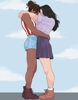 kelslk-art: fashionable gfs originally posted