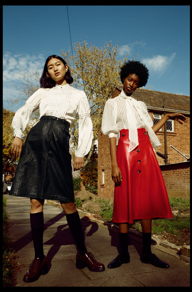 Makala and Eny photographed and styled by Alex Blonde Another Brick In The Wall was originally publi