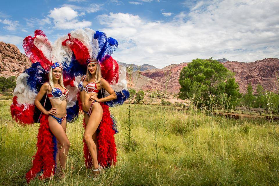 lasvegaslocally:  Whole lotta Murica at Calico Basin in Red Rock Canyon, by Las