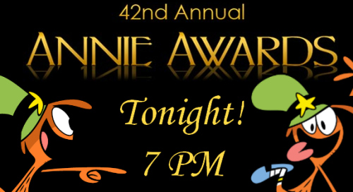 wanderin-over-yonder:Don’t forget guys, the Annie Awards start tonight at 7 PM (Pacific Time)!