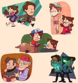 wet-monsoon:  how does one even pick a favorite gravity falls au