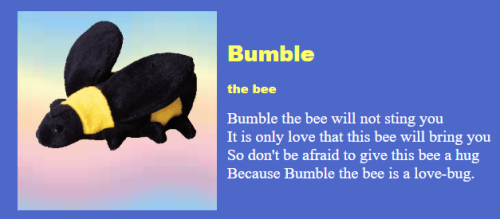 rollyroll:Bumble the bee (1995)