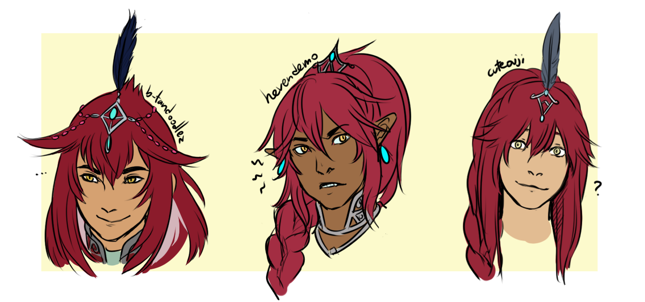 cuteouji: shompu:  PRINCE SIDON GIJINKA COMPILATION aka assorted hylian fishcakes