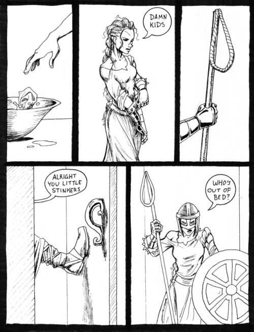 doodbog:A lil’ Loki and Sigyn comic I started that I will never finish because I am garbage