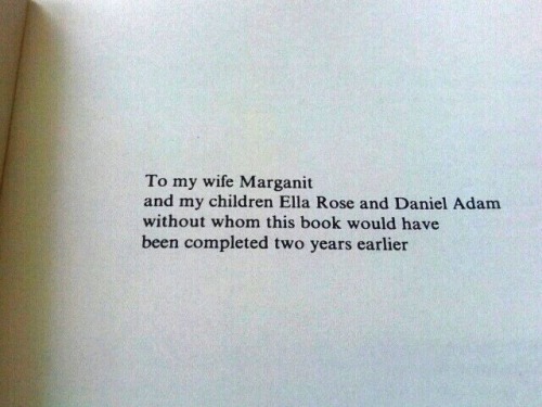 From the Department of Totally Honest Dedication Pages.