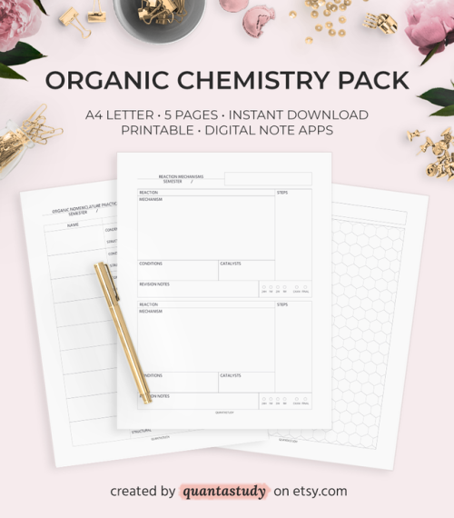 quantumheels: quantumheels: FREE Organic Chemistry Printable Pack Organic chemistry can be difficult