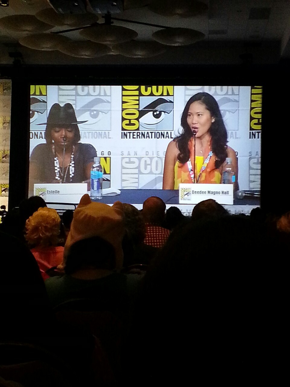 jeffliujeffliu:  ricelily:  Pictures fron the Steven Universe panel.  Nice pics from