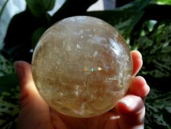 bekkathyst:Rainbow-Filled Calcite Spheres 