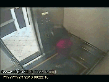 tenaflyviper:  The above CCTV footage is of a 21-year-old Canadian woman named Elisa Lam.  This