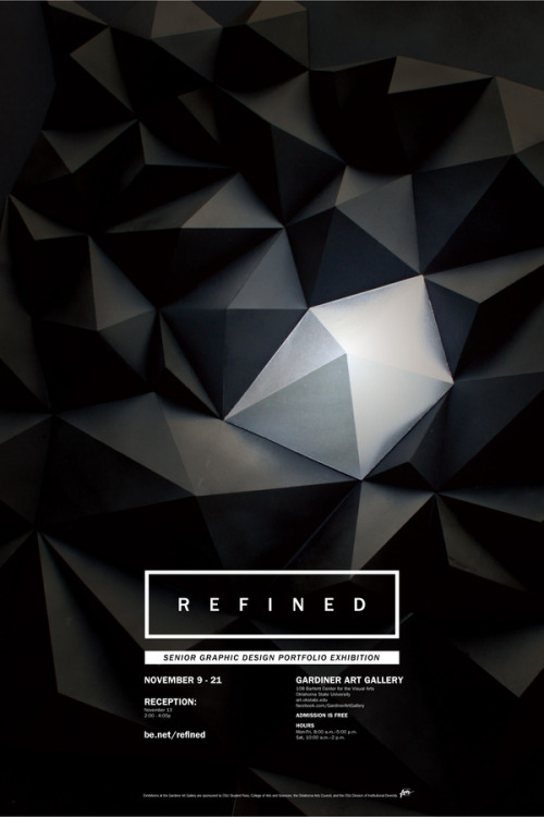 REFINED Exhibition.(via REFINED Exhibition on Behance)More shape here.