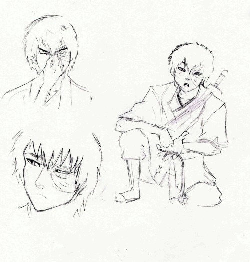 mapletreequeenofthegnomes:Zuko and Toph practice from freshman year.These two are my babies…b