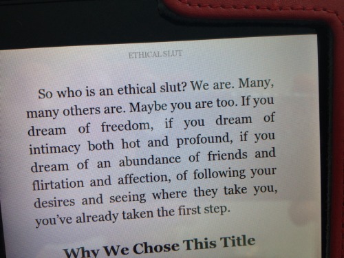 bestowmysubmissiveart: Expanding my horizons and reading The Ethical Slut.. Another book I may have 
