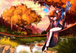 Tera Autum contest - Autum sanctuary by dNiseb