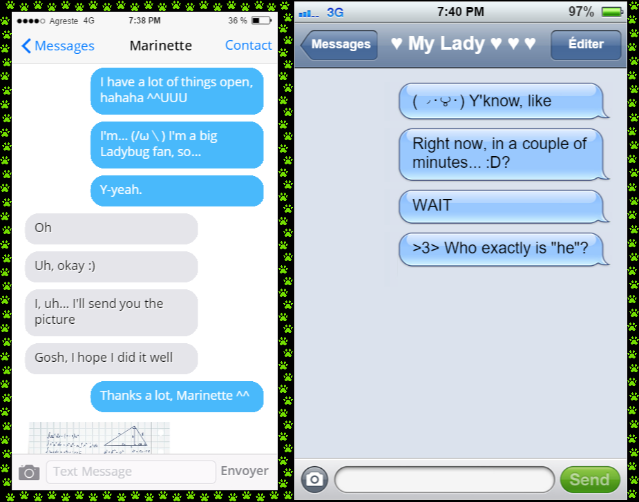 miraculous-texts:  (ò.ó  YEAH, LB, who is he? XD@harleycherryquinn, you’re so