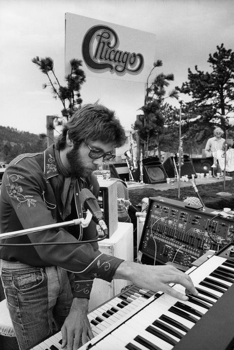 woolxhat:Robert Lamm, of the band Chicago, at Caribou Ranch.