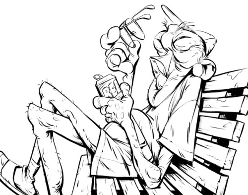 I&rsquo;m really happy with how these inks came out. Now I have to figure out how to color it. T
