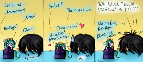 spectralpony:  *nibbles cookie* Don’t want to mess with the union. *nod nod* <(^~^)>O  >w<!