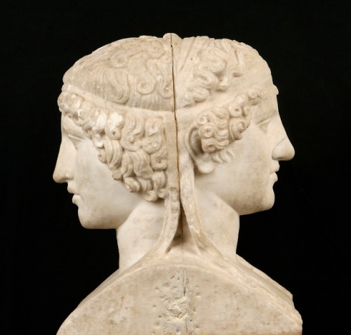 didoofcarthage: Double hermai of Eros and Aphrodite, created for a Roman collector after two masterp