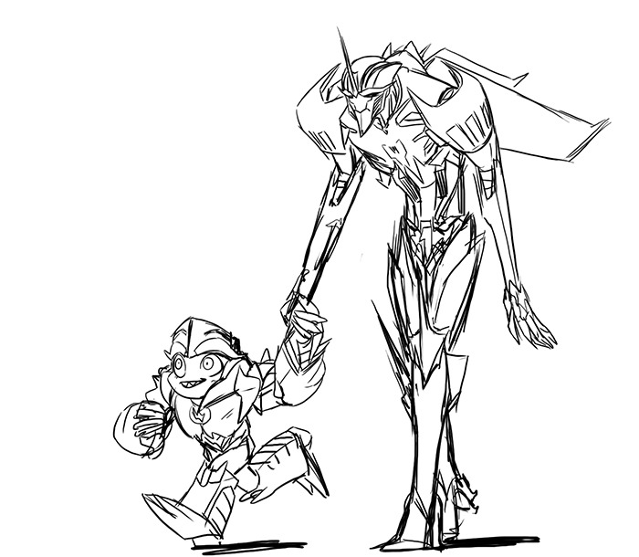lesnee:  Another crappy sketch to go with this :D Sorry for not posting much art 