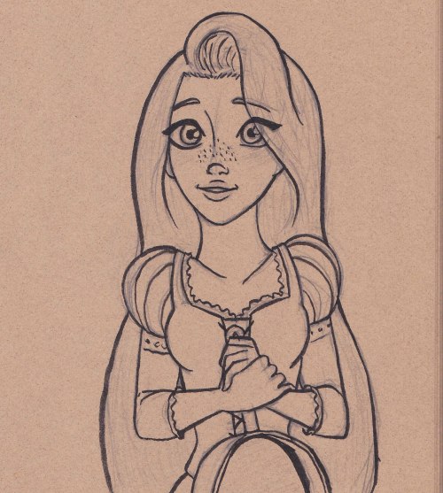 I drew Cinderella, then decided to take requests for other princesses. Here’s the end result! I shou