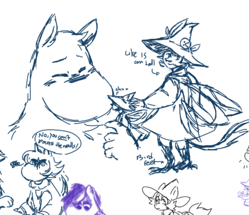 I don’t remember who but there was an Aggie and I did a fairy Snufkin :,)Plus bonus Lycka in t