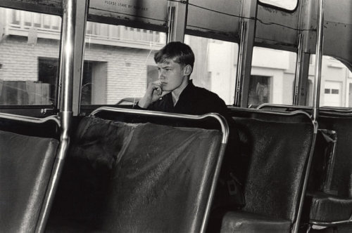 collectivehistory: A young man rides home on the bus in San Diego, California, 1975 (Peter Turnley/C