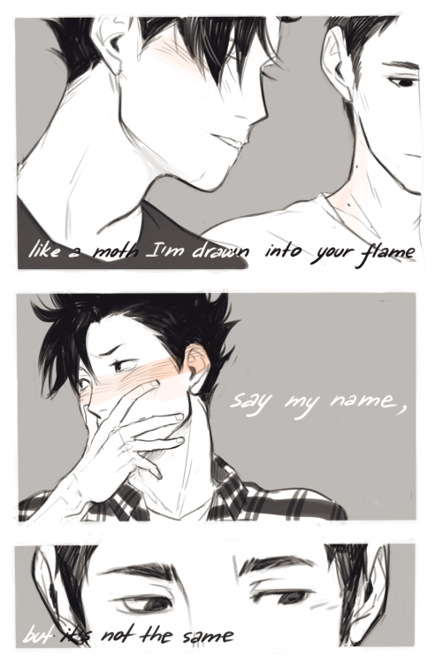 viria:  PLEASE TURN THIS SONG ON WHEN YOU LOOK AT IT IT’S BETTER *coughmorepainfulcough* THIS WAY!First of all, this is heavily inspired by Not strong enough, which is obvious, but also Nico’s work Half Asleep / Wide Awake, just so you know!;) Nico