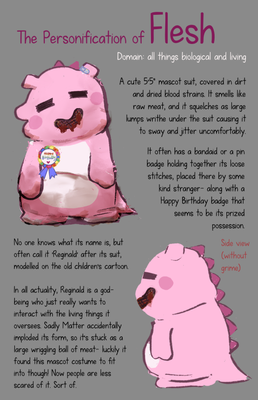 'the Personifications' - 'Reginald' // The Personification Of Flesh