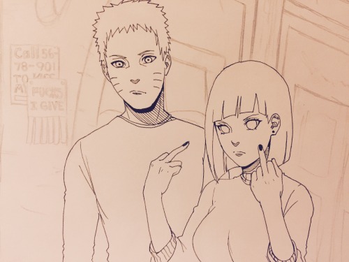 remedialaction:  Here you go.Fuck. Yes. Best submission ever. Inspiration and request was here. Major thanks to the artist, you’re boss!I like to imagine she’s flipping off the haters. And also Sasuke.