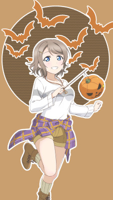 scoutings:   halloween you phone wallpapers!   ♡     ☆ ruby version ☆ chika version ☆    