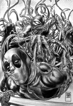 imthenic:  Deadpool Vs Carnage 3 by GlennFabry