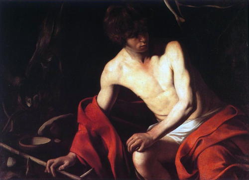 leuc:Caravaggio, St John the Baptist, c 1604