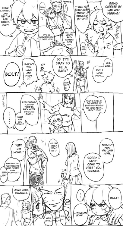 homeisforpeoplewithhouses:Disclaimer: Reading this doujin may cause you to contract diabetes and/or cavities. Source: 【男女CP】NARUTOログ２【新世代】by hkm (Like, bookmark or vote for their work!)Trans: TL /a/nonType: Me