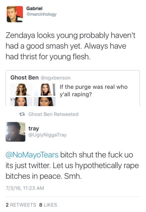 theperksofbeingaperk:  “It took a 19-year-old girl to shut this shit down. Luckily, many more people were in her corner than the rape apologist troll who started the Purge joke. However, it only takes one person to hear the message that it’s OK and