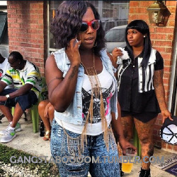 Gangstabooqom:  Gangsta Boo &Amp;Amp; La Chat On Set Of The Buss It - Video Shoot