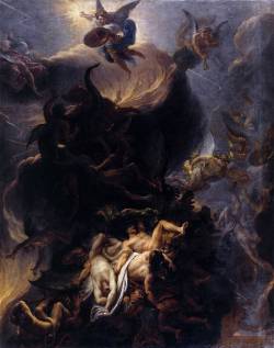 sakrogoat:Charles Le Brun - The Fall of the Rebel Angels