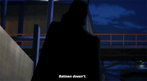 batwomans:Wait, Batman doesn’t use guns.