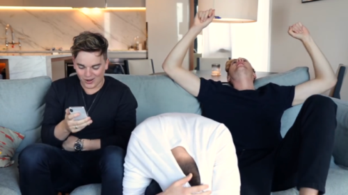 I love how Caspar was literally cry laughing the whole time