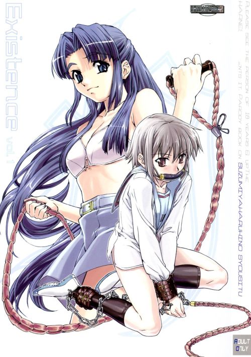 Existence by in pulseThe Melancholy of Haruhi SuzumiyaCensoredContains: schoolgirls, megane, pubic hair, tribadism, toys, anal, bondage, double penetration, 69, cunnilingusRawExHentai: http://exhentai.org/g/862922/40344f6fc6/Warning: Brief hetero rape