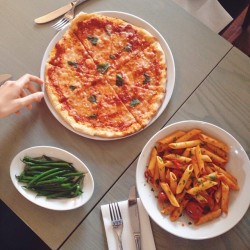 Lipstickforladybugs:  Kyra Had A Pizza As Per Usual And Check Out My Pasta Arrabiata