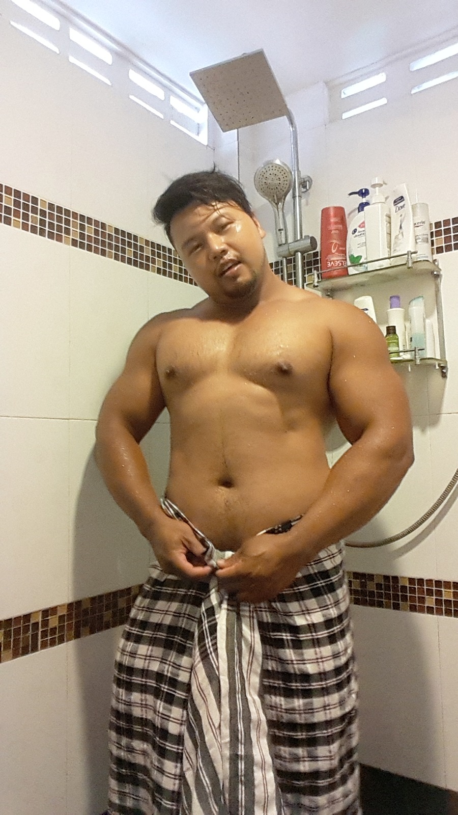 kristpkt836:  Let’s shower😁  Like man and towel.